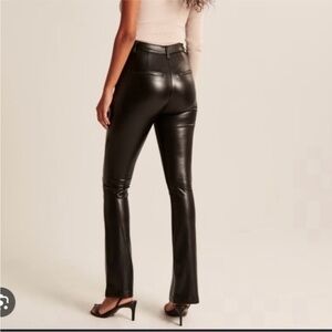 Abercrombie and Fitch Vegan Leather High Waist Pants